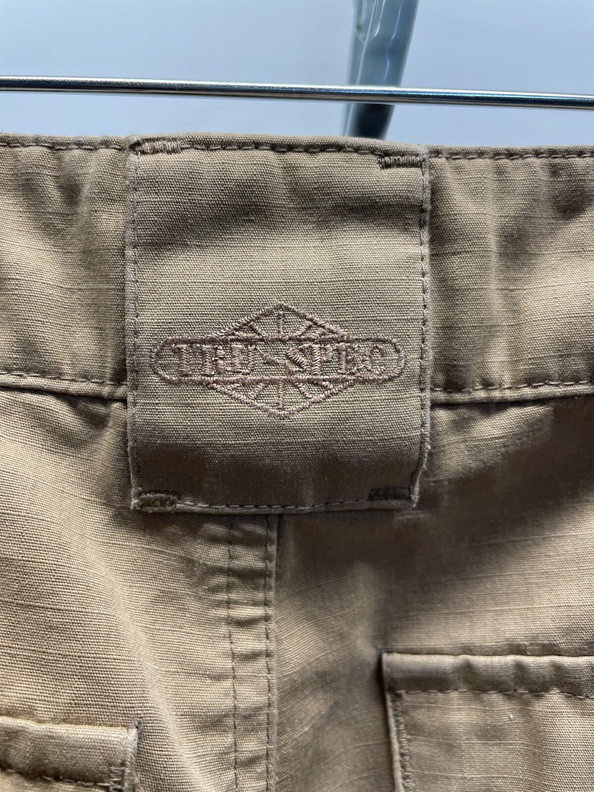 TRU-SPEC Rip Stop Tactical Tan Cargo Pants Mens Sz 36×30 Straight Leg EUC!