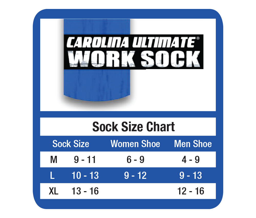 Carolina Ultimate Men’s Non-Binding Everyday Crew Socks 6 Pair Pack