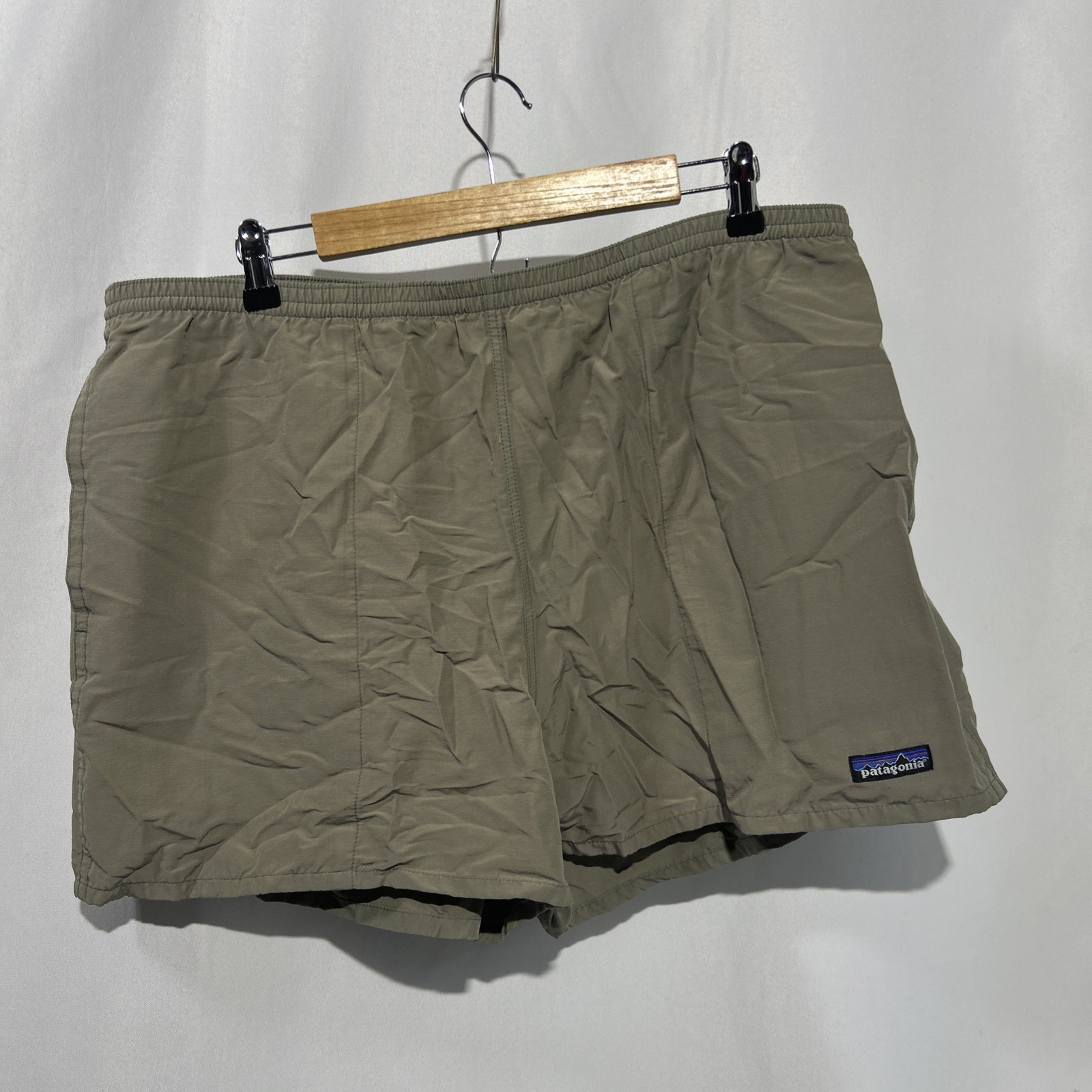 Patagonia Men’s Sz XL Brown NetPlus Shells Elastic Shorts Recycled Baggies