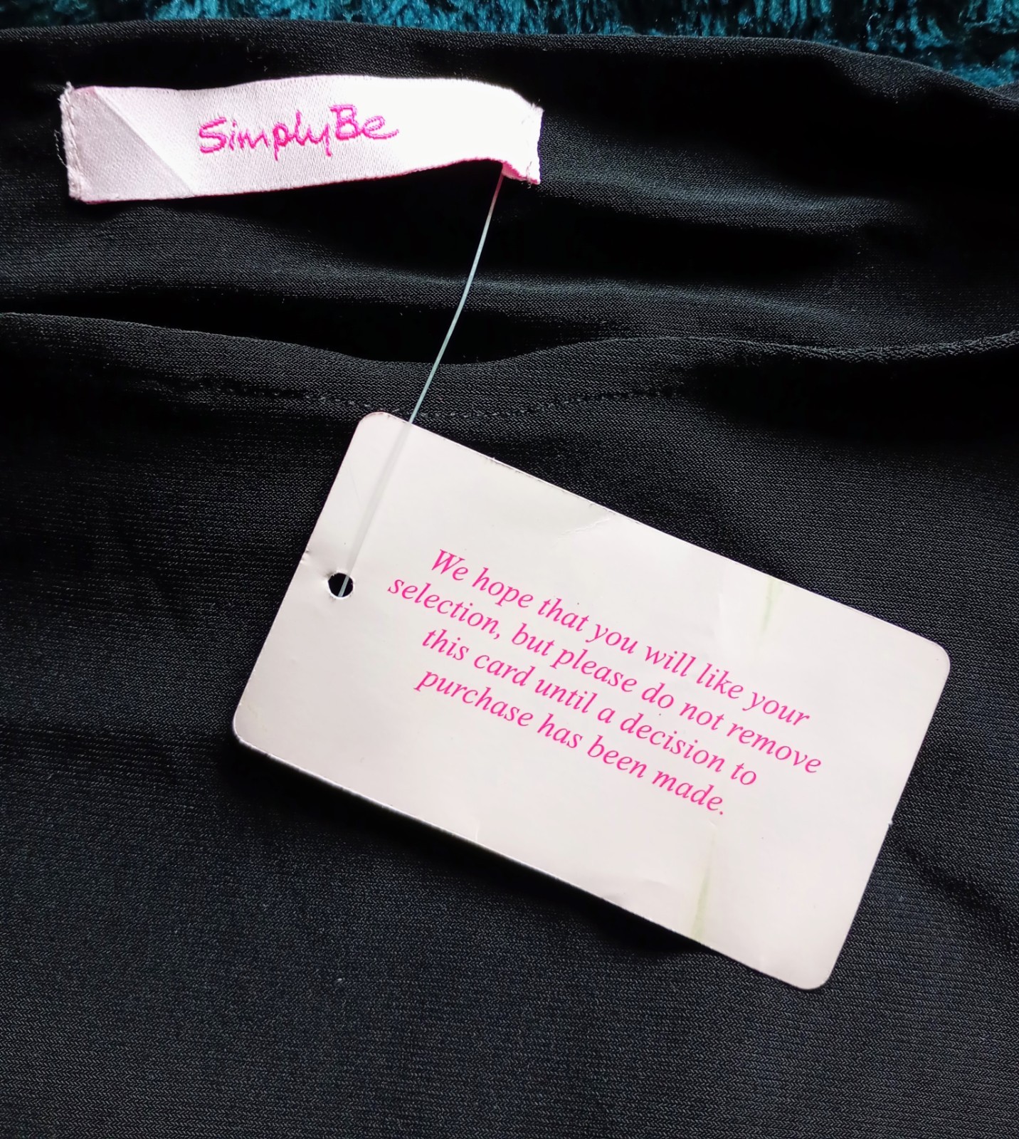 Simply Be. Black Flutter Sleeve Top. Size 32. New With Tag. Plus Size Clothing.
