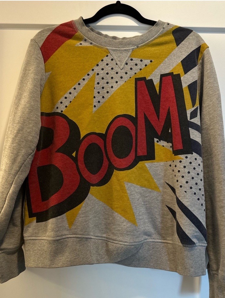 3.1 Phillip Lim Target Boom Comics Graphic Sweatshirt Crewneck Cotton L