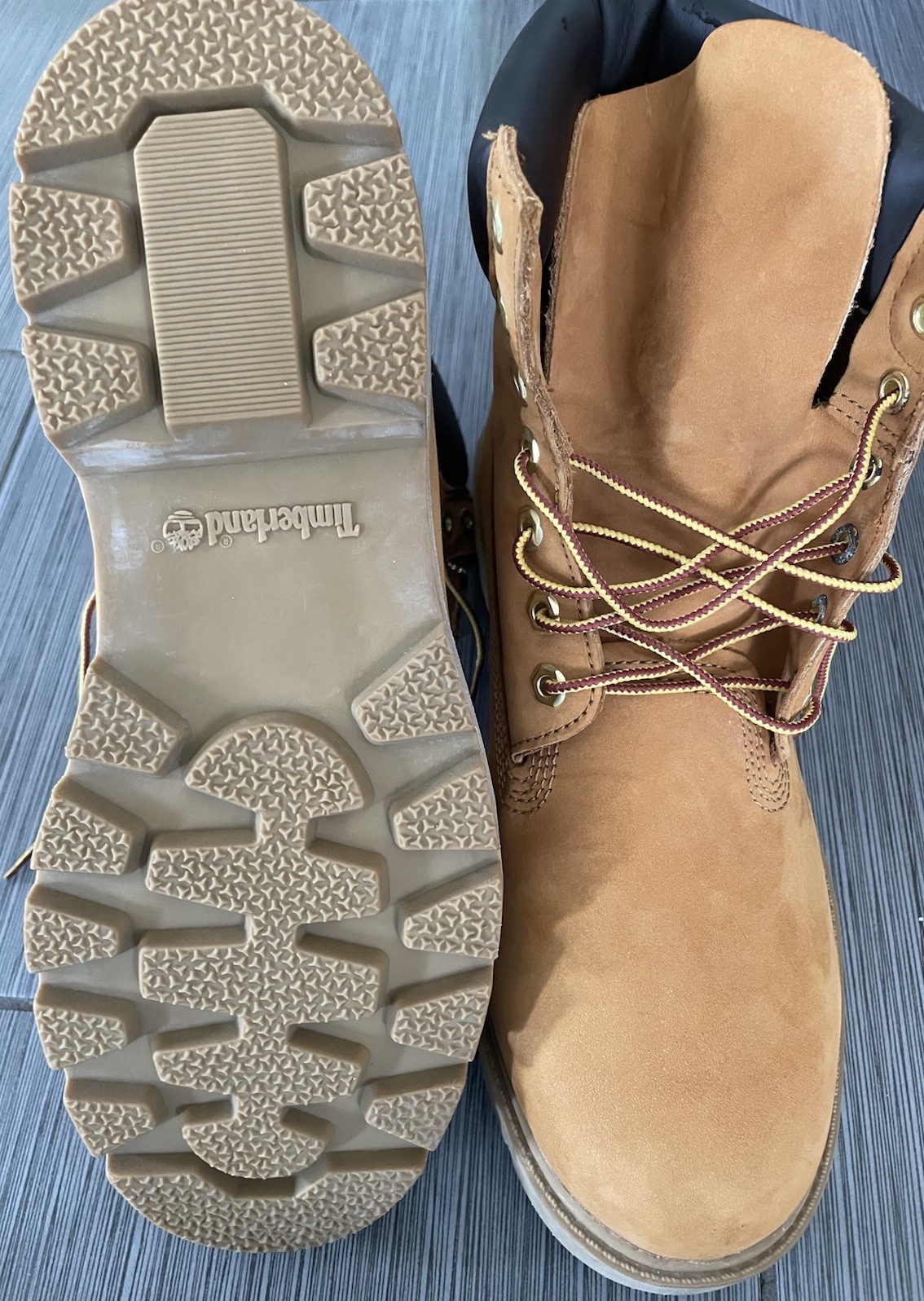 Timberland Men’s Insulated Brown Leather Lace-Up Work Boots US 10 M