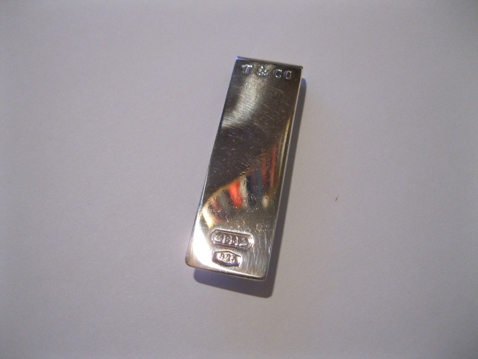 TIFFANY & CO. STERLING SILVER “1837” MONEY CLIP! NO MONO`S! AUTHENTIC!
