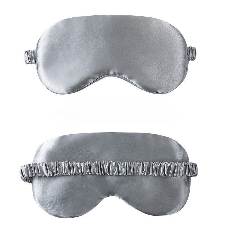 Imitation Silk Sleep Eye Mask Light Blocking Double-sided Silk Ice Silk Eye Mask