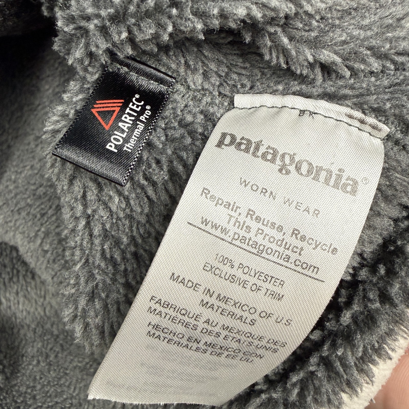 Patagonia Fleece Pullover Jacket Womens Small Gray Half Zip Polartec Thermal