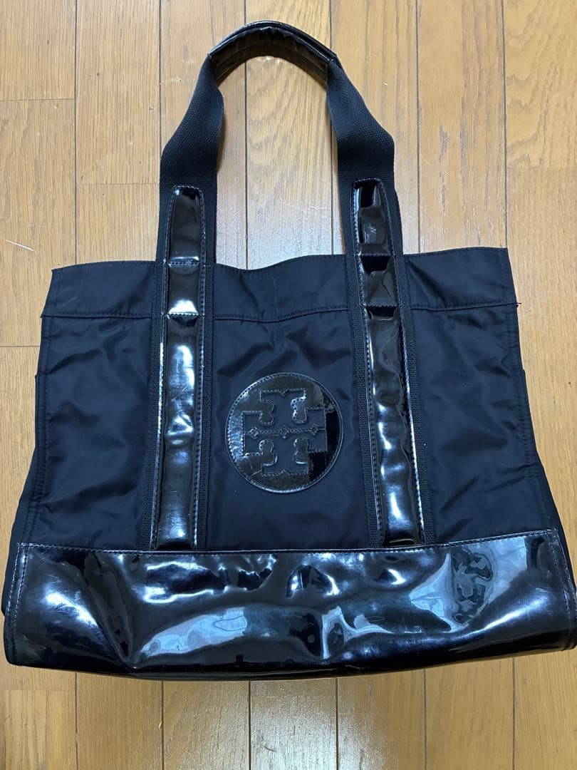 TORY BURCH Tory Burch Ella Tote Bag Nylon Black