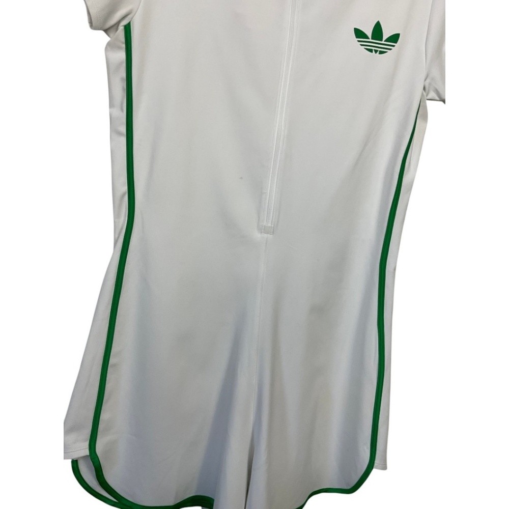 Adidas Pro One Piece Zip Shorts Romper‎ Jumpsuit Tennis Pickleball White M NWT