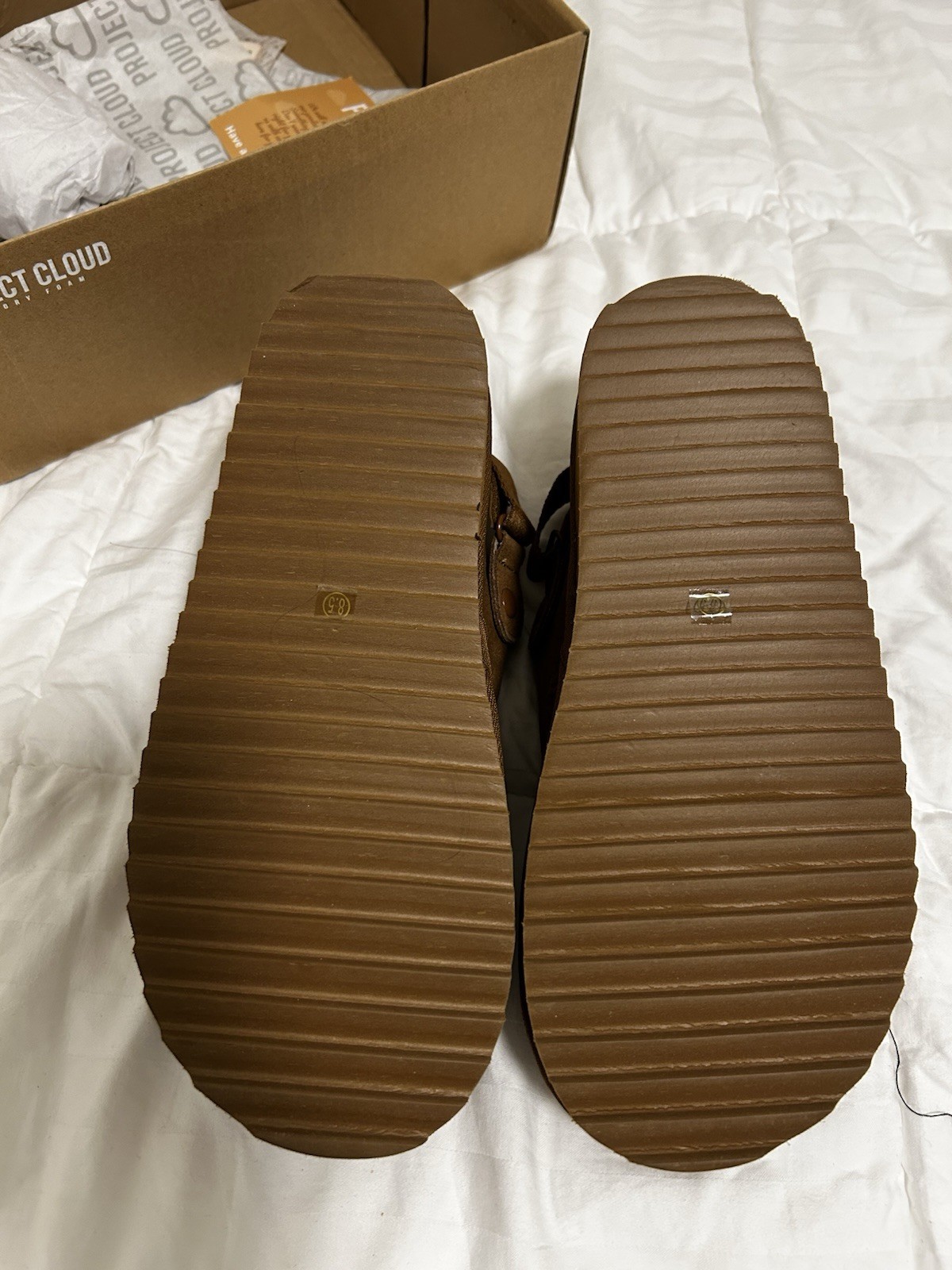 Project Cloud Memory Foam Women’s Slip Ons Goldstar.A Chestnut Size 8.5