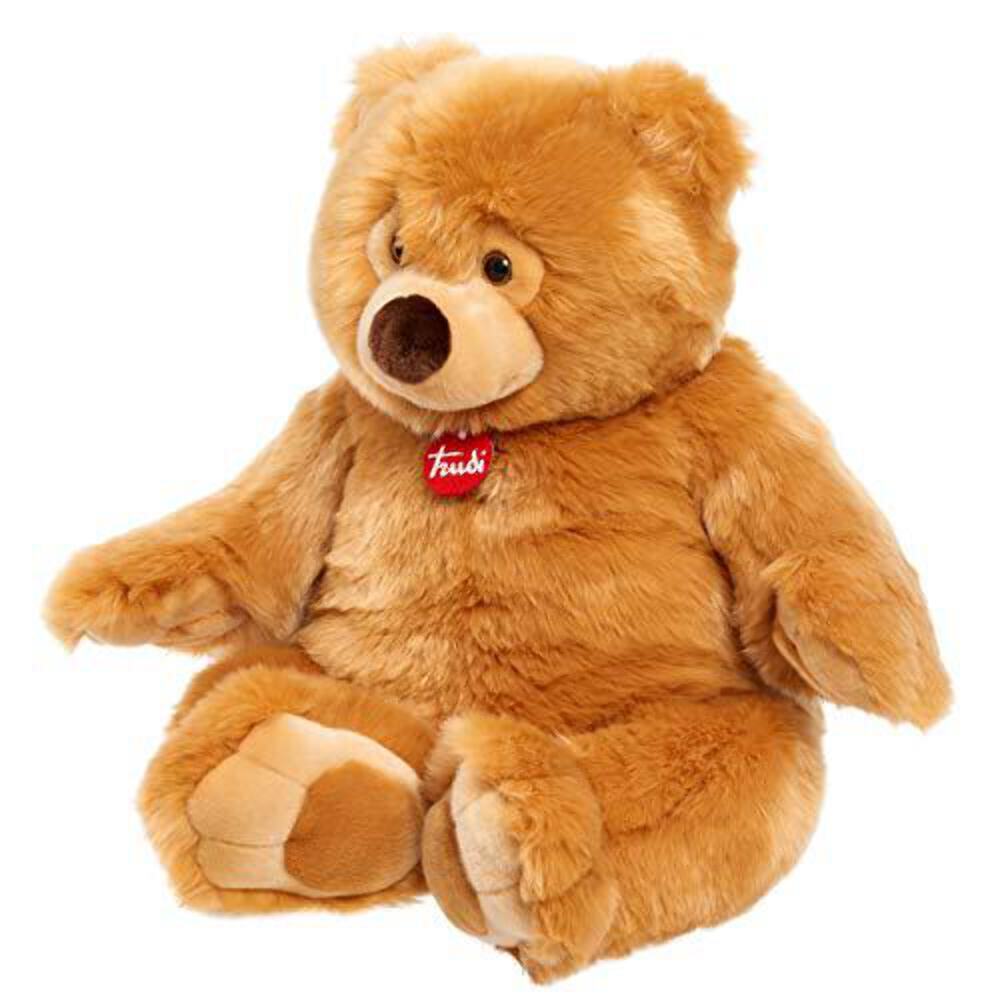 Premium Italian Designed Trudi Ettore Giant Teddy Bear, Big 22-inch Plush, Brown