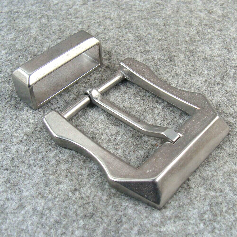 Stainless Steel Pin Belt Buckle Men’s Belt Buckles For 1.5″ Belt With Belt Loop