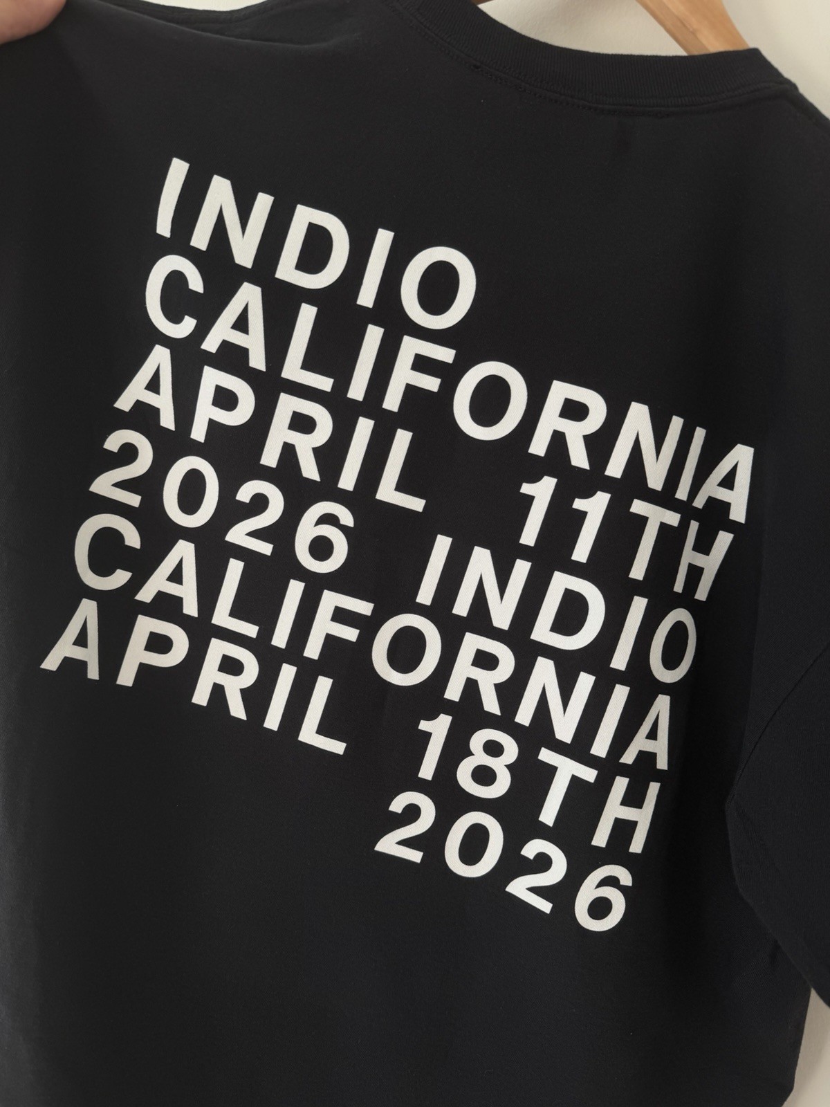 (READY TO SHIP) OFFICIAL Nine Inch Noize Coachella 2026 Exclusive Tee Black