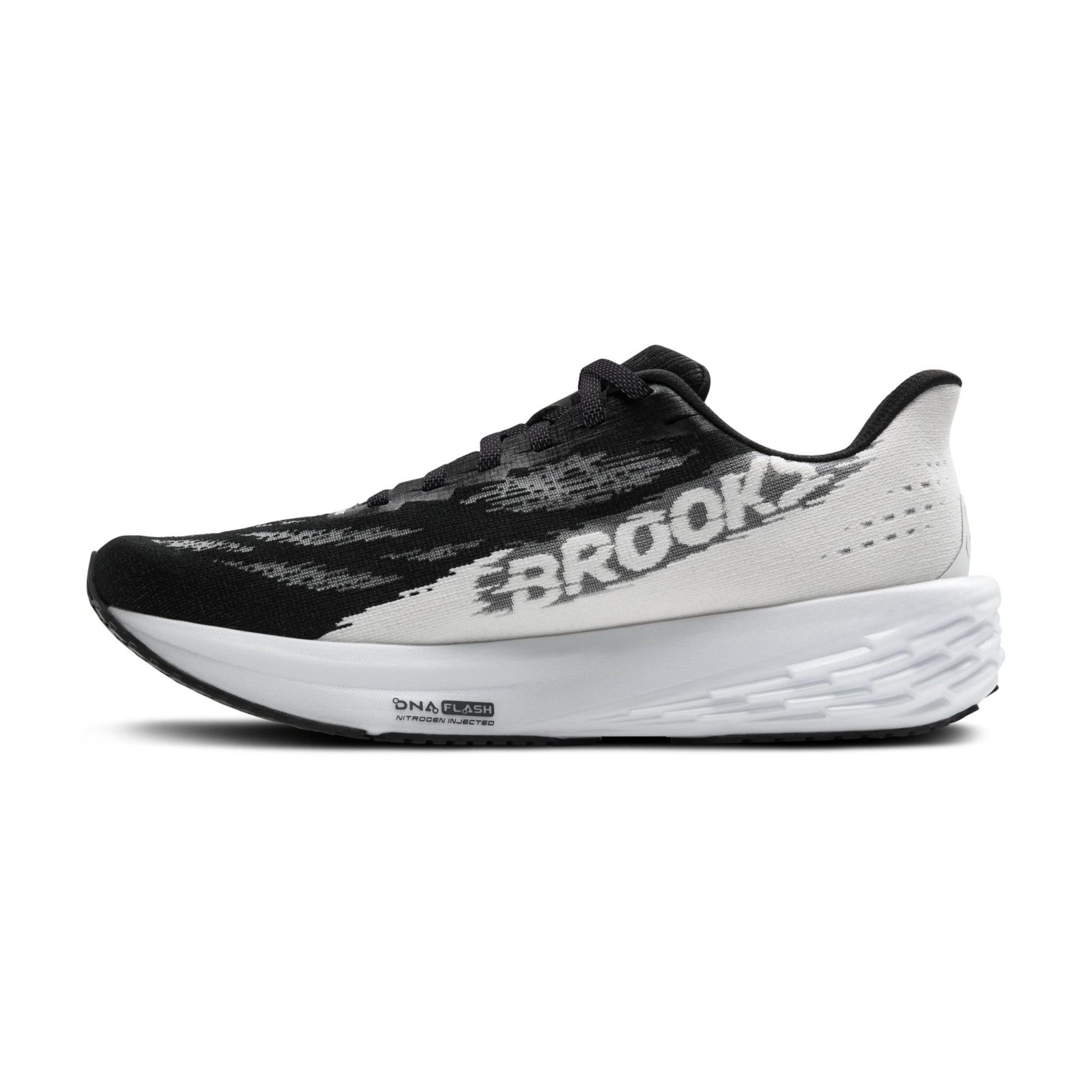 Brooks Mens’ Launch11 Road Running Shoes – Black/White
