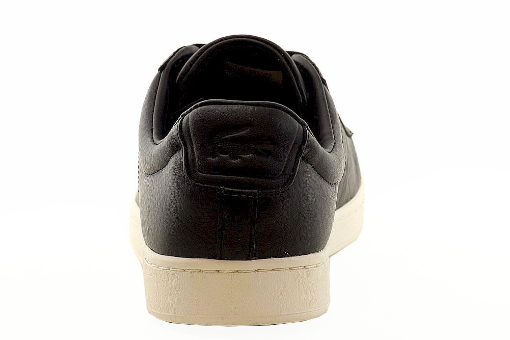 Lacoste Men’s Carnaby Evo 2 Black Sneakers Shoes Sz: 8.5
