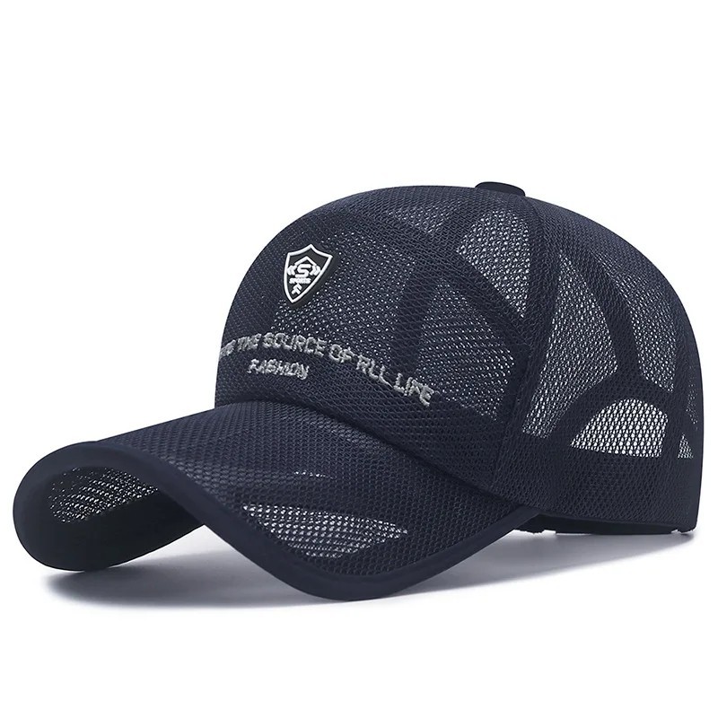 Summer Mesh Baseball Cap Sun Hat Unisex Fishing Outdoor Sport Breathable