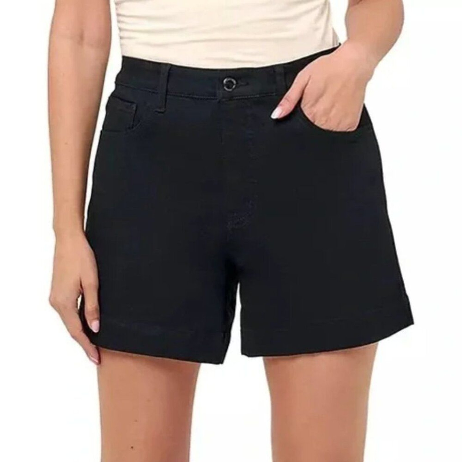 NWT Rebecca Minkoff High Rise Black Shorts Size 8