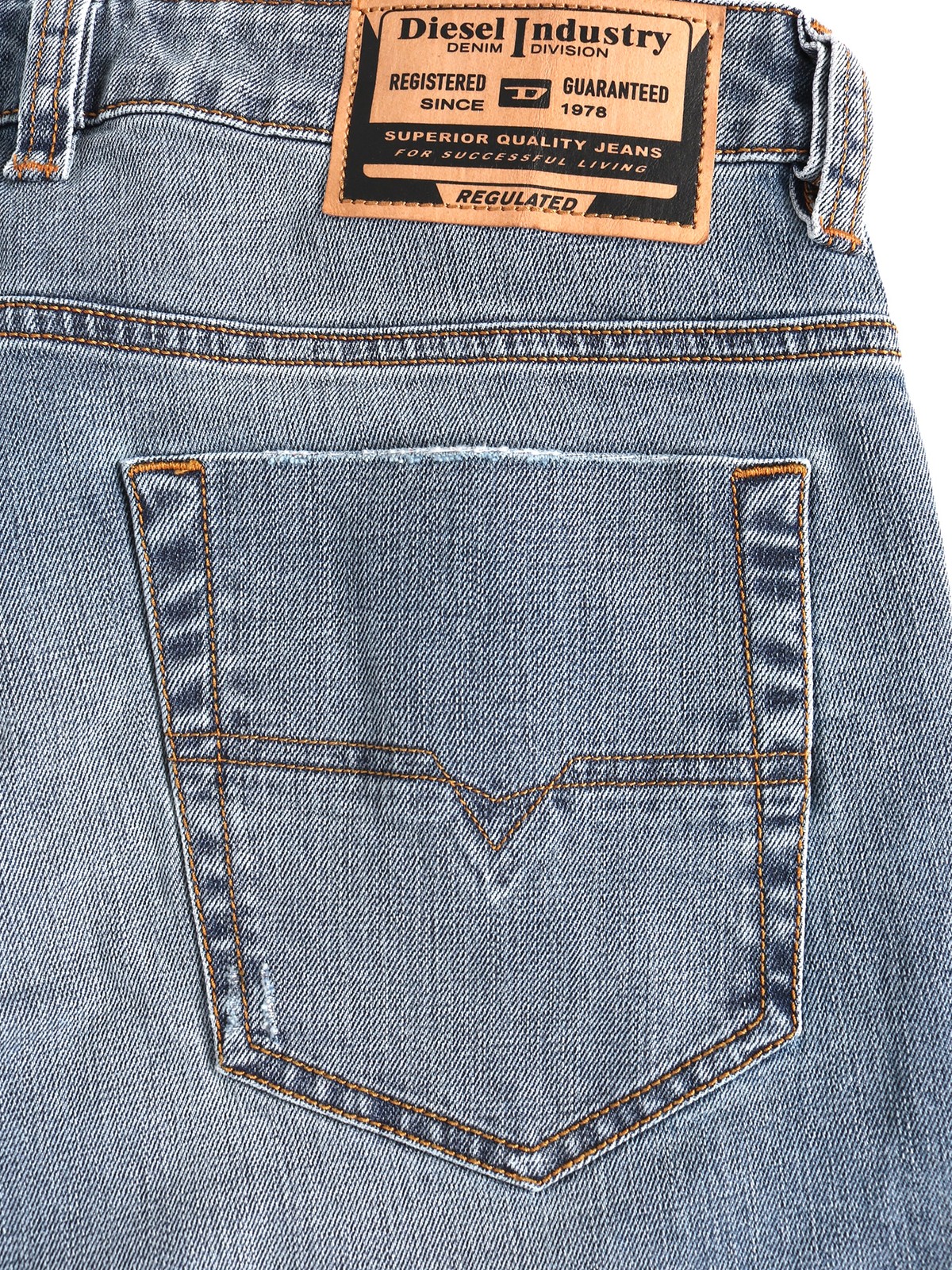 Diesel – Straight Fit Low Waist Stretch Jeans – SAFADO X R09BX