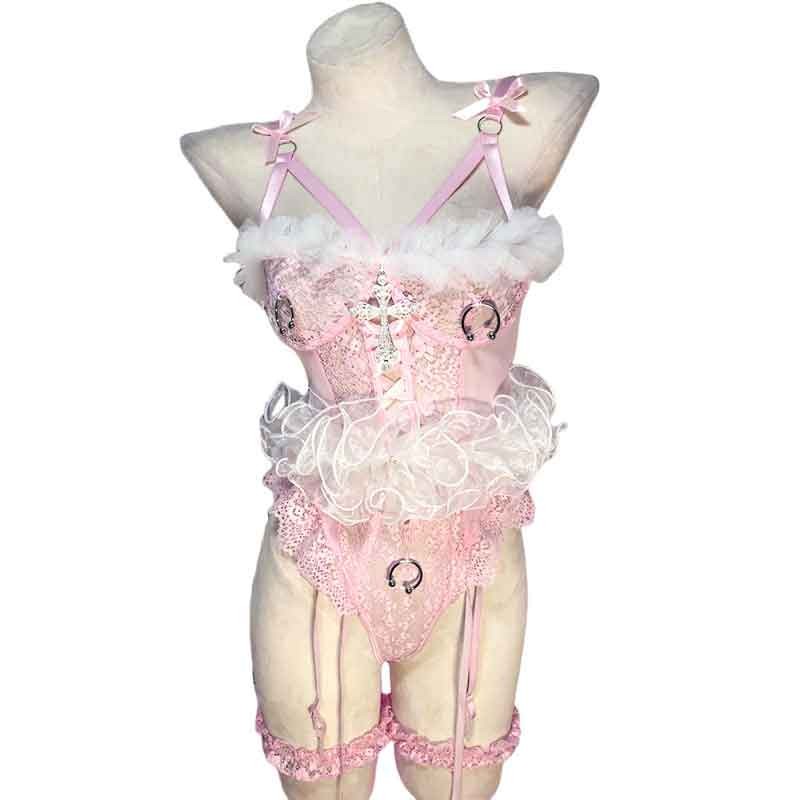 Goth Tops Gothic Tank Grunge Y2K Punk Rock Clothes Cyber Emo Clothing