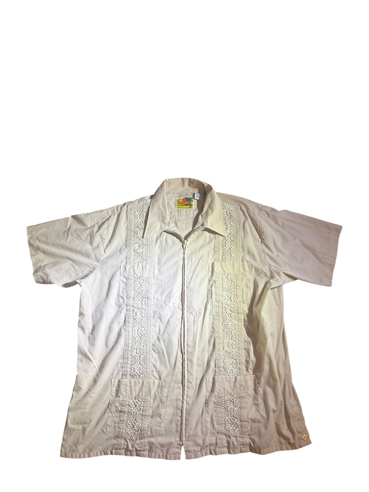 Haband The Genuine Guayabera Style 190 Short Sleeve Embroidered Shirt