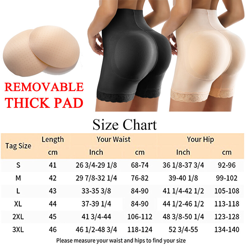 BIG FAKE ASS Butt Hip Enhancer Booty Padded Butt Lifter Panties Body Shaper Lift