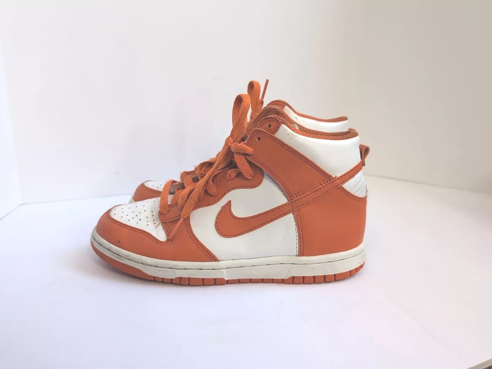 Size 4.5Y Nike Dunk High SP Syracuse DB2179-100 Orange/White 2020