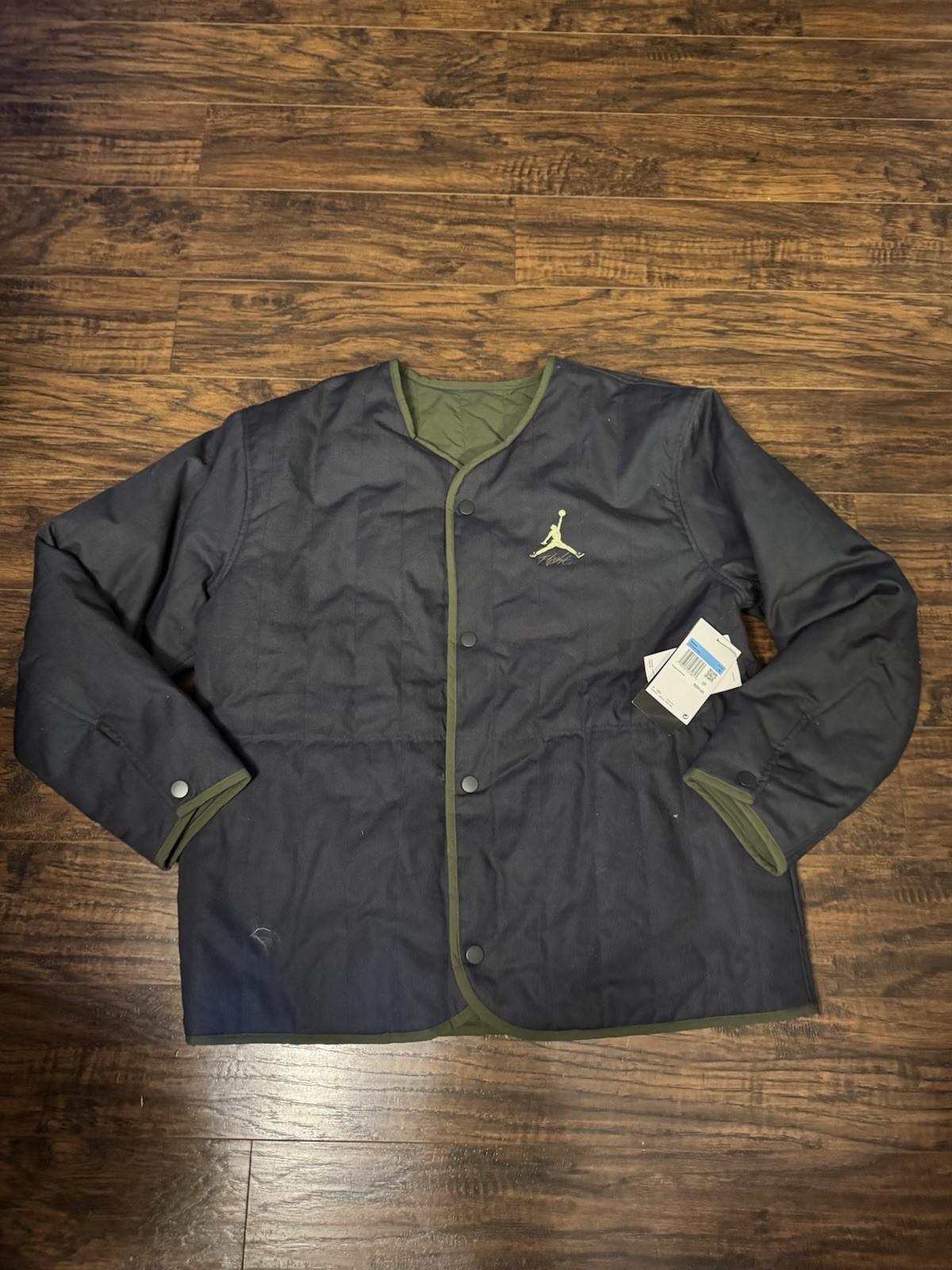 Nike Men’s Medium Jordan Flight Heritage Reversible Liner Jacket DX4349-045 NWT