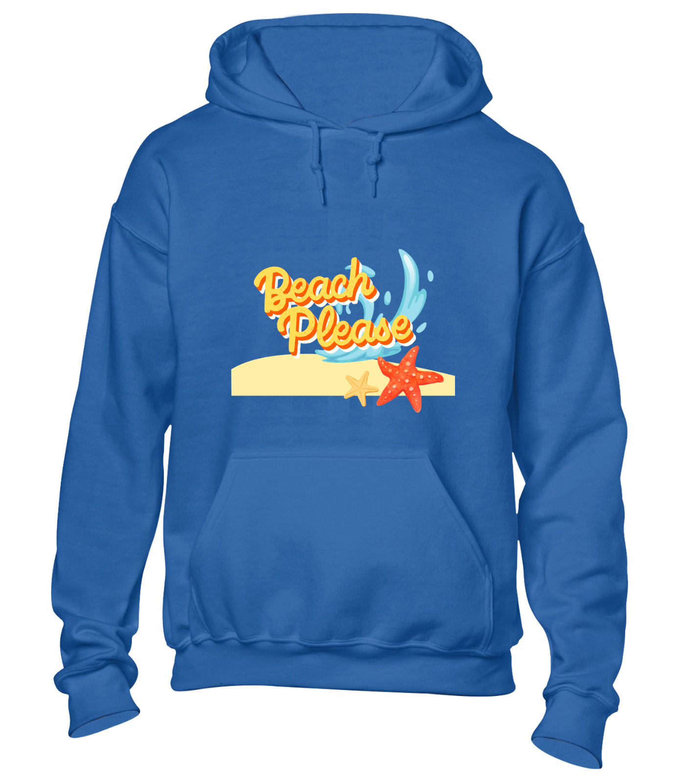 BEACH PLEASE HOODY HOODIE COOL SUMMER HOLIDAY CLOTHING CASUAL FASHION TOP