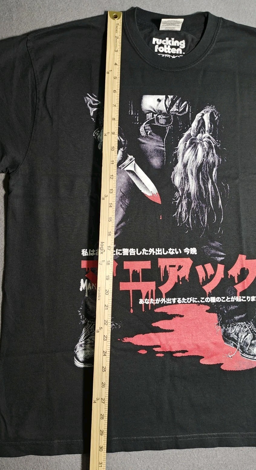 Rucking Fotten Maniac T-shirt Sz XL Horror “I Warned You” New Unworn