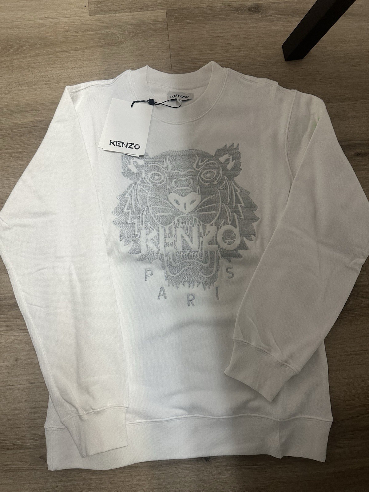 Kenzo Paris Tiger embroidered sweatshirt Men Size L