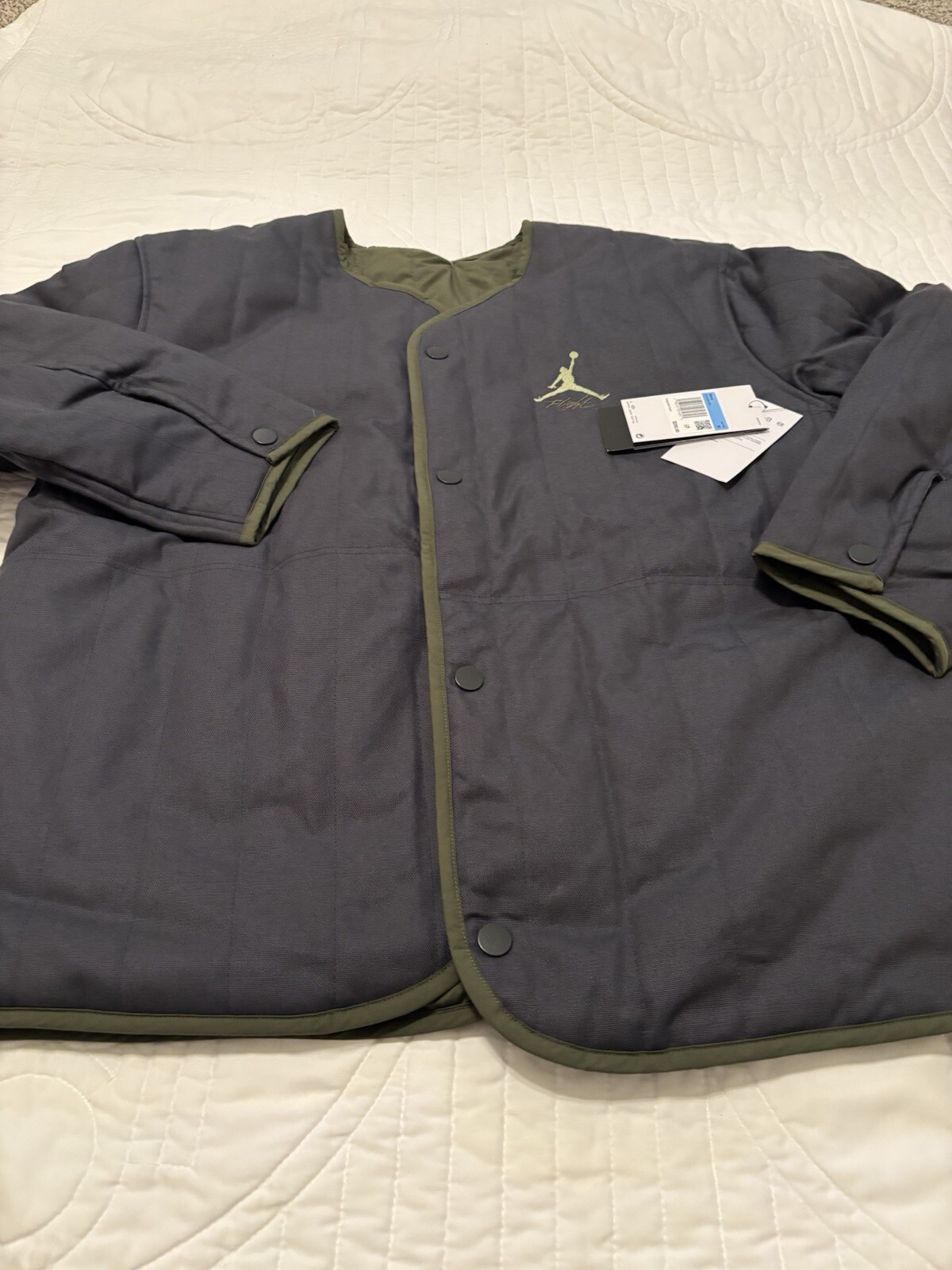 Nike Men’s Medium Jordan Flight Heritage Reversible Liner Jacket DX4349-045 NWT
