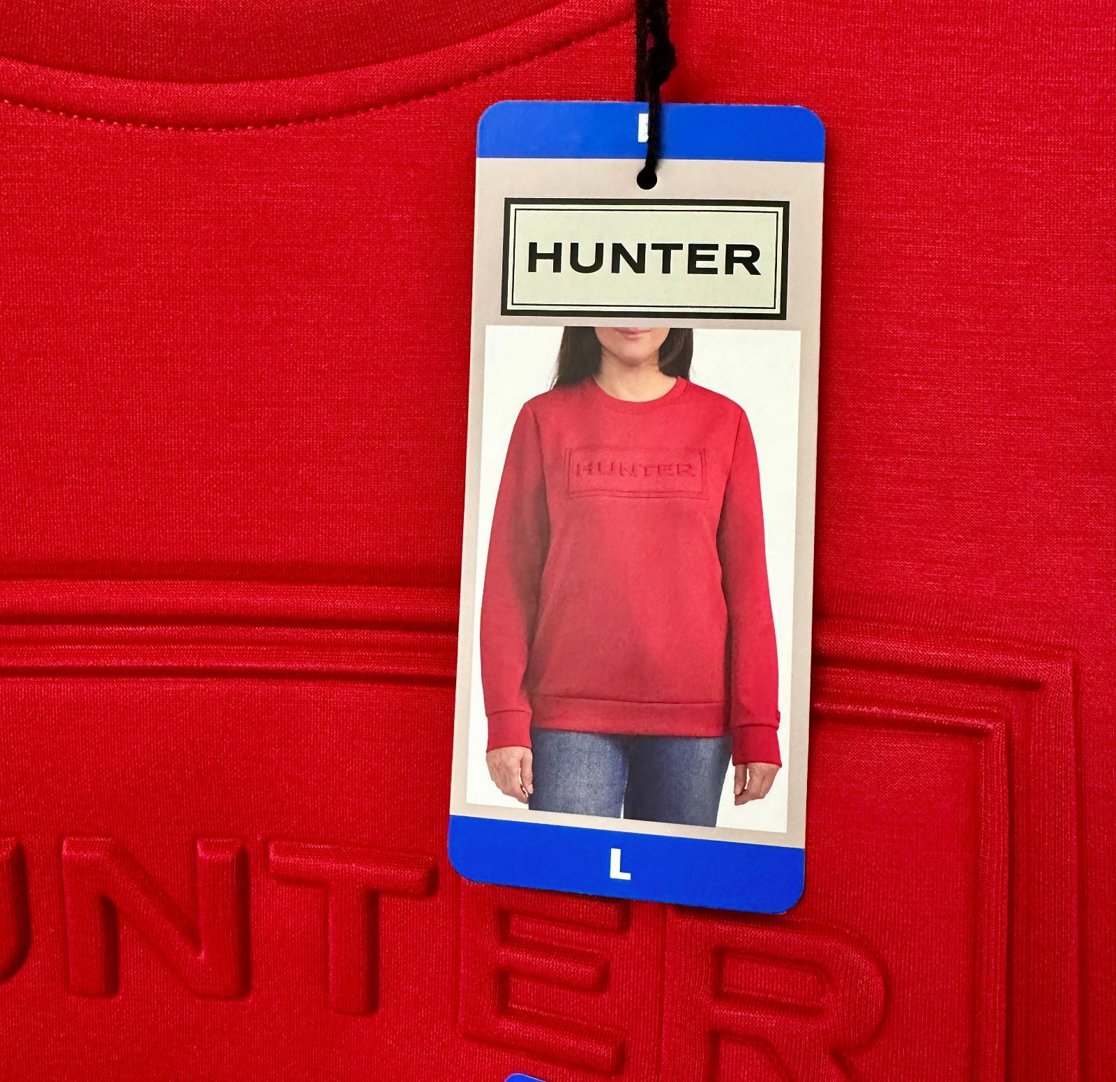 Hunter Women’s Embossed Pullover, Red
