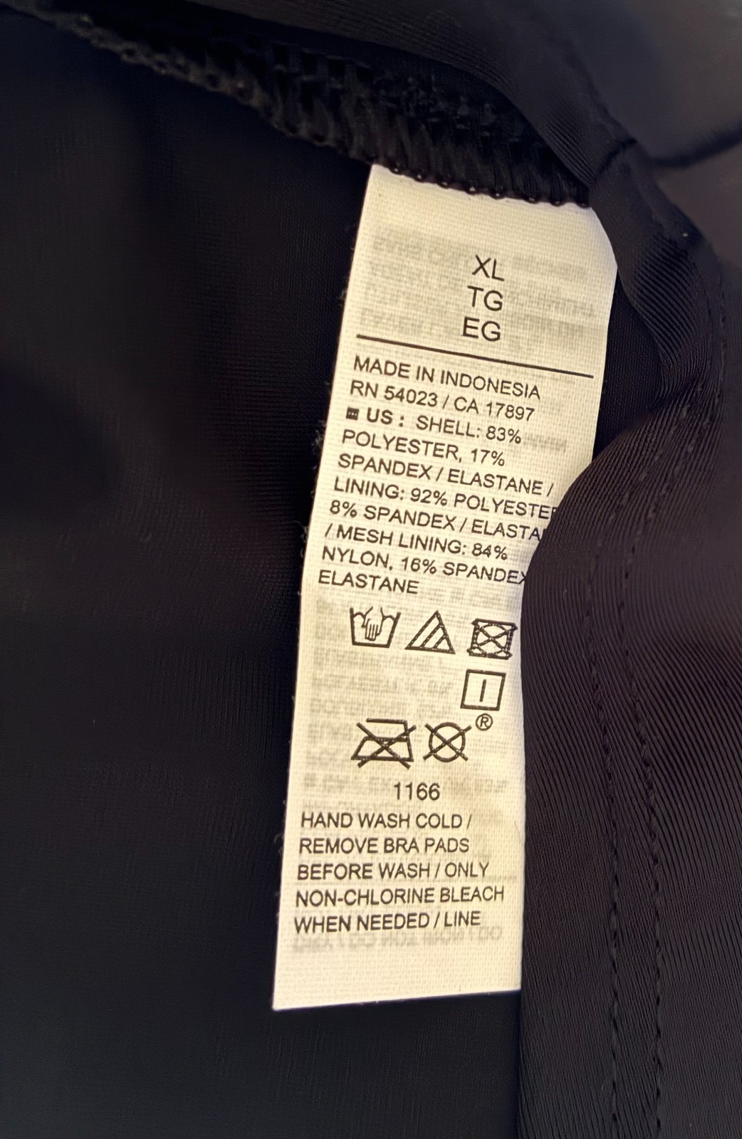 Old Navy XL Wrap-Front Side Tie SwimSuit Swim Dress Black #854710