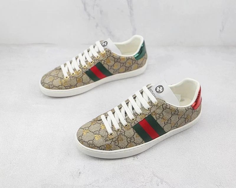 GUCCI ACE Canvas bee Men’s sneakers