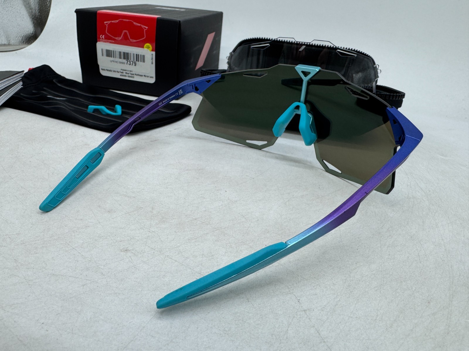 100% Hypercraft Sport Performance Frameless Sunglasses Scratch Resistant Uv400