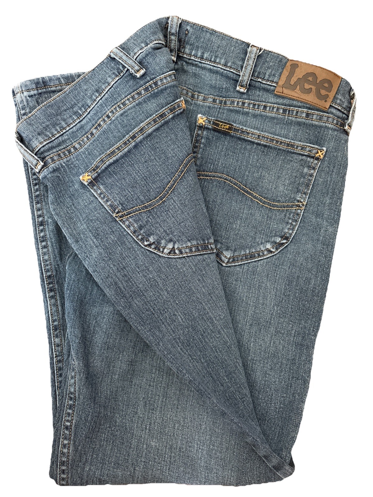 Vintage Mens LEE Regular Fit Blue Denim Jeans Waist 40 x 30 Length 100% Cotton