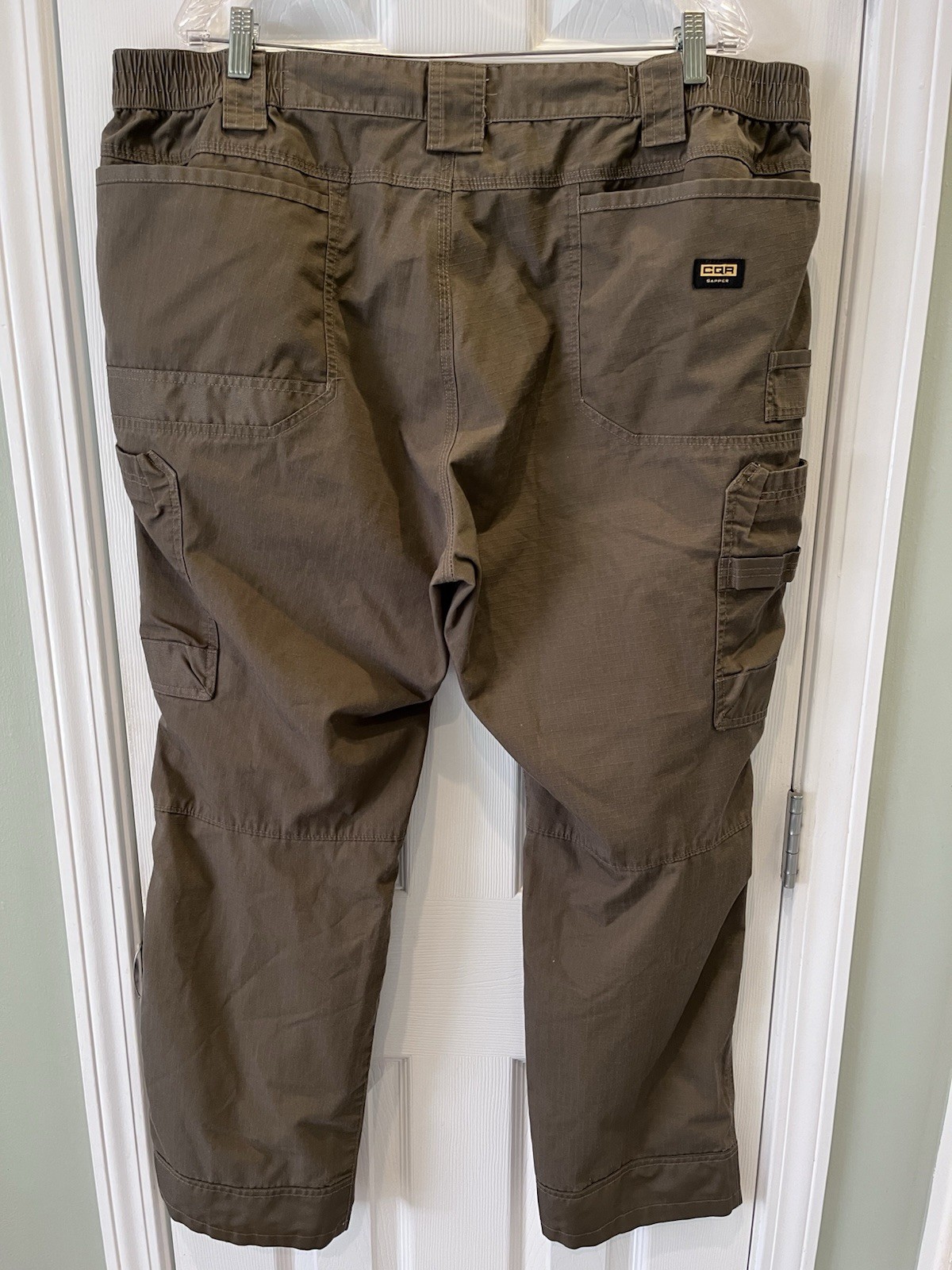 CQR Sapper Tactical Pants Ripstop Water Resistant Tundra Cargo Mens 42×30