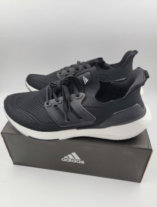 Adidas Ultraboost 21 Black Mens Running FY0378 NEW Size 11