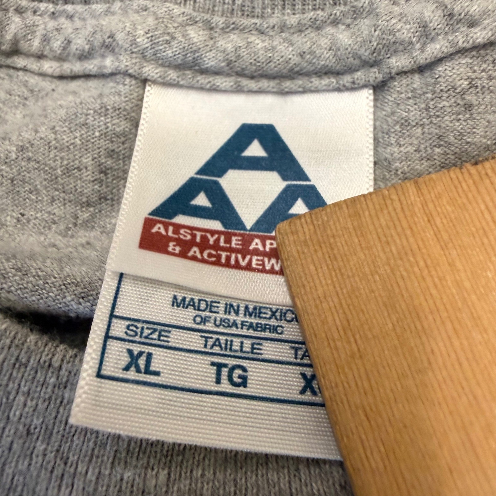 AAA Alstyle Apparel Toronto Canada Maple Leaf Graphic T-Shirt Heather Grey XL