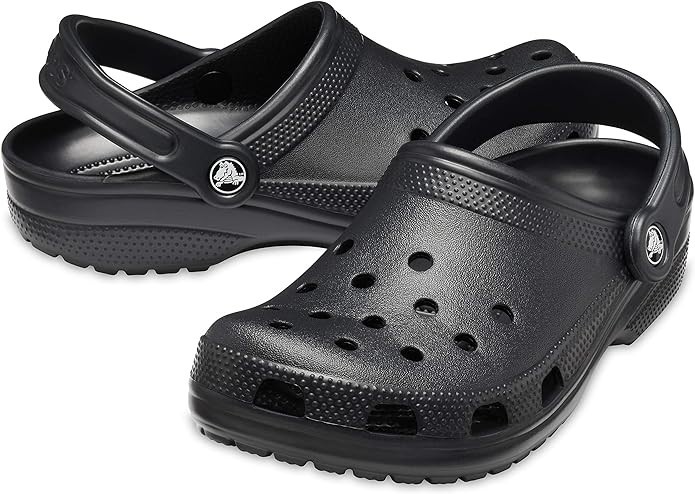 Black Men’s & Women’s Classic Clogs – Slip-On Waterproof Sandals