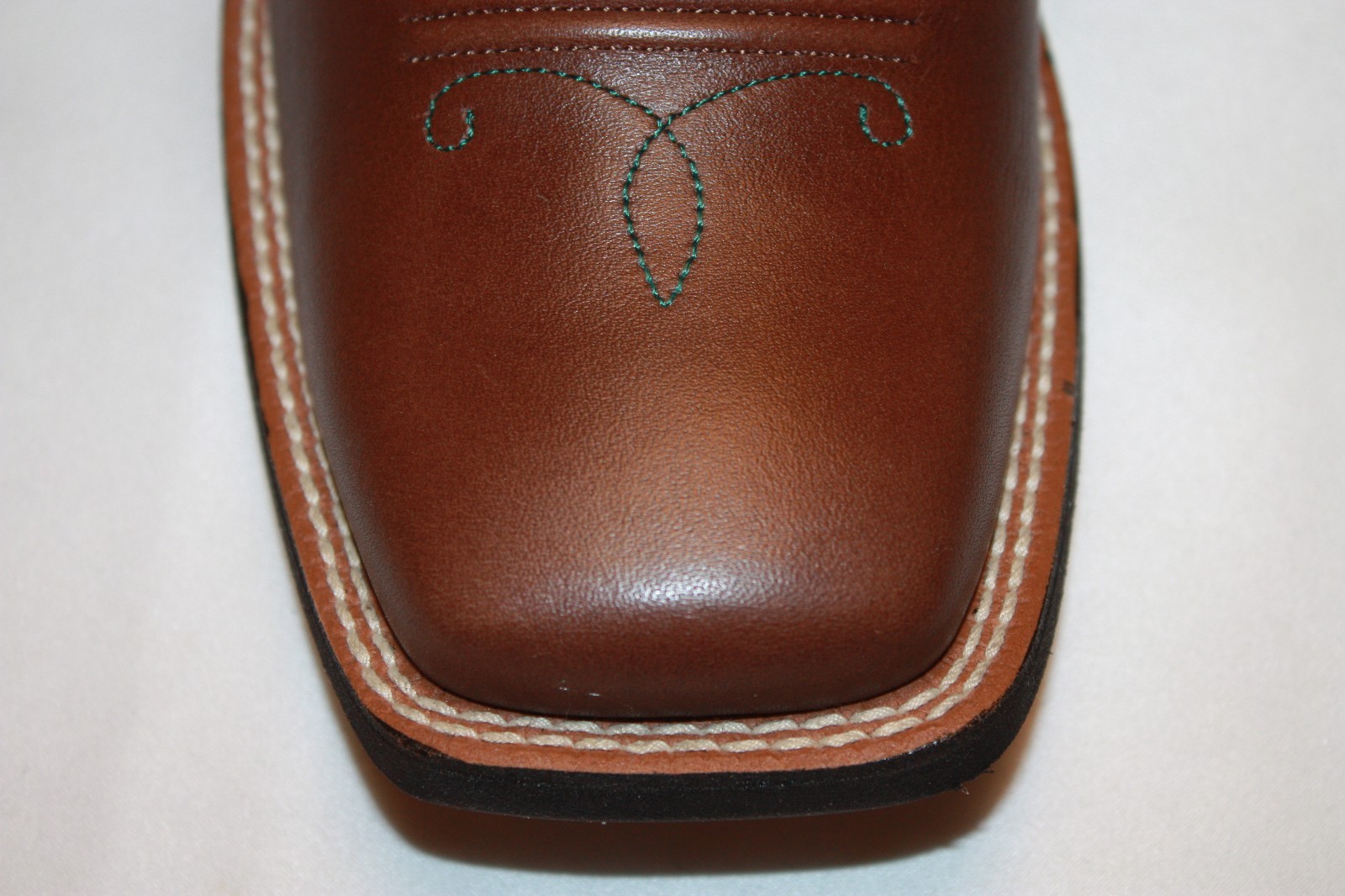 NEW! NIB! ARIAT Dark Bay Glazed Turquoise Leather HONOR Square Toe Boots $260