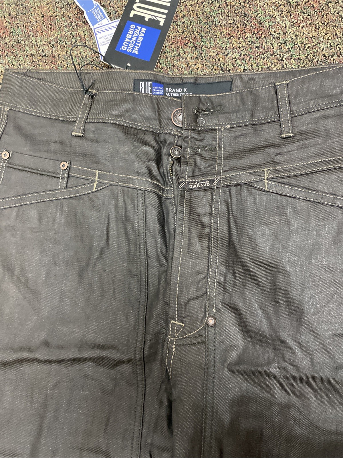 Mens Girbaud Jeans Special Brown BrandX Size 36×31
