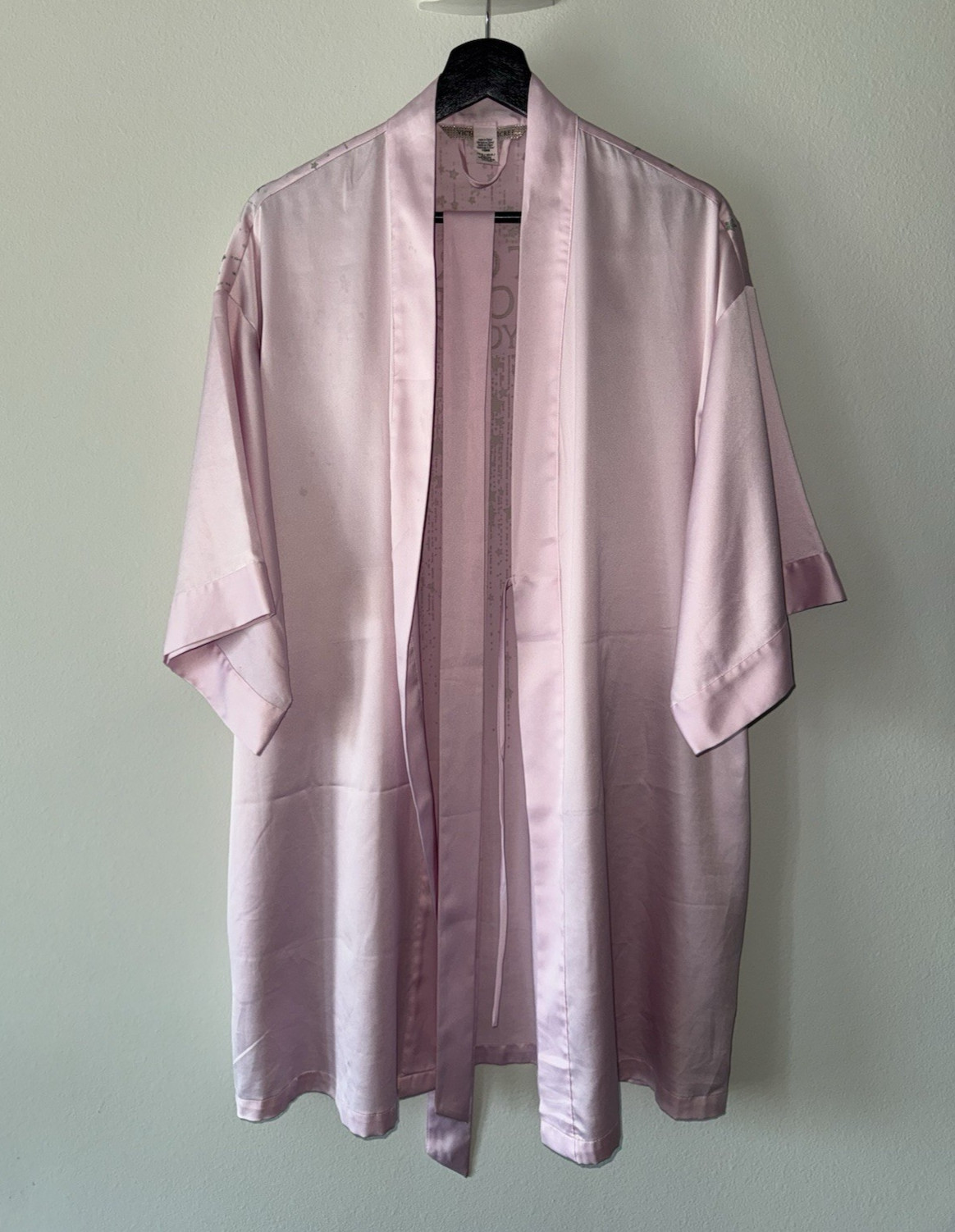 Victoria’s Secret Fashion Show Robe 2018 NYC New York Backstage Pink Rare XS/S