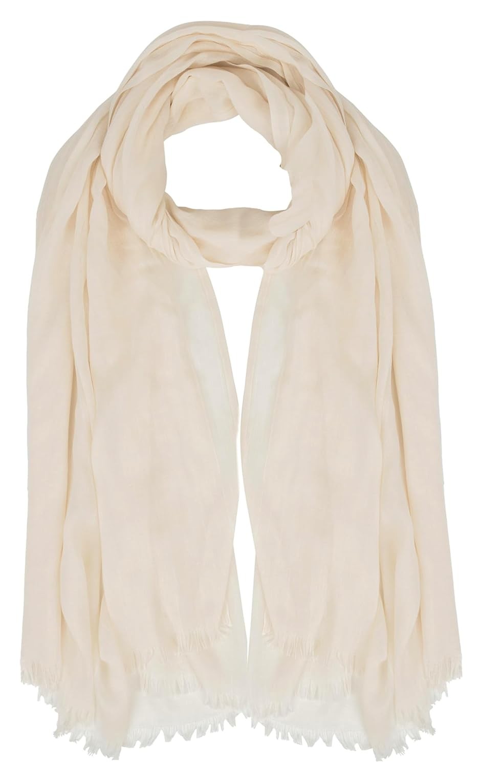 Women Large Long Lightweight Linen Scarf Soft Breathable Sun Shawl for Women