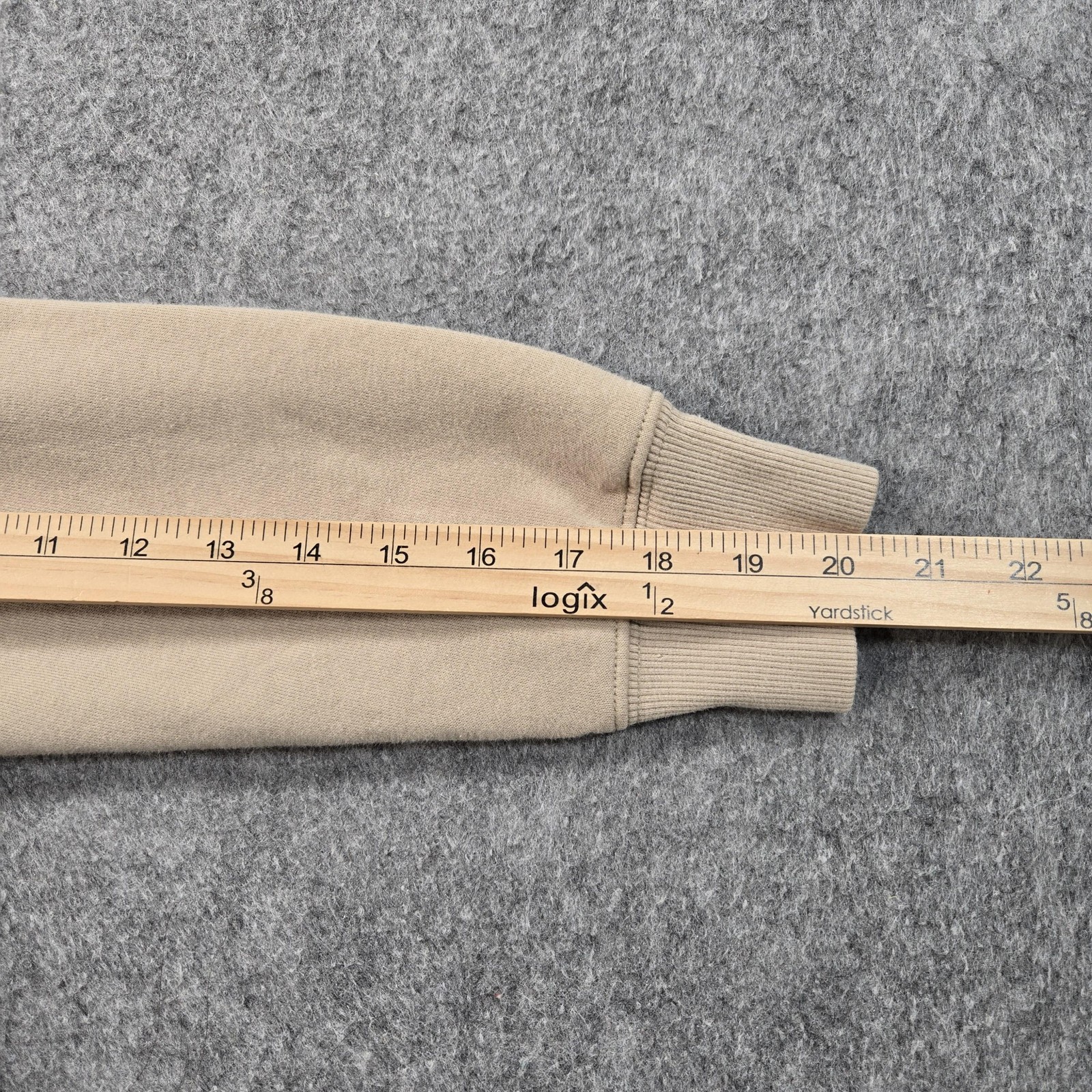 The North Face Hoodie Womens Medium Beige Half Dome Fleece Pullover NF0A4M4M