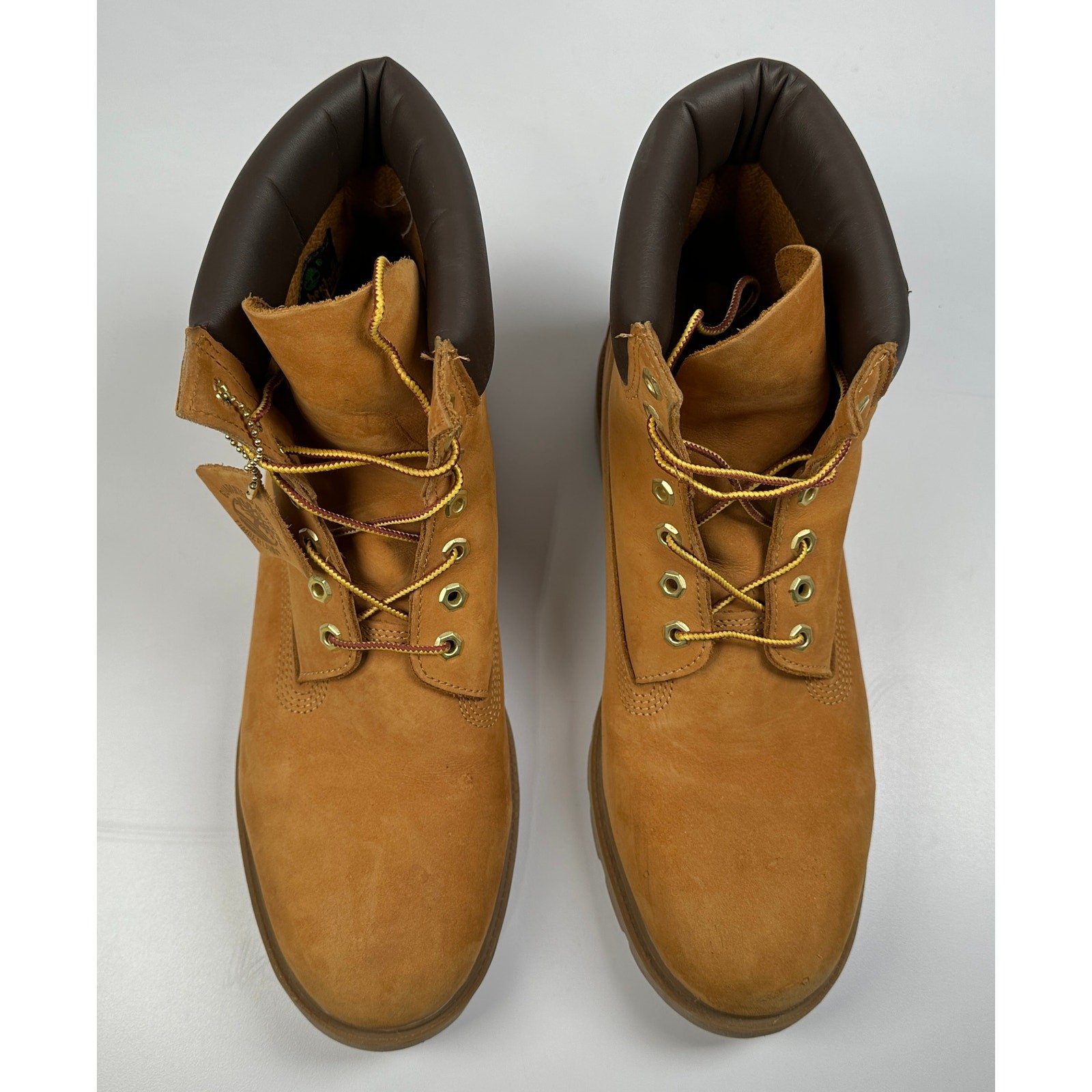 Timberland Men’s Basic Waterproof Boots Wheat Nubuck Size 13 NIB #07S