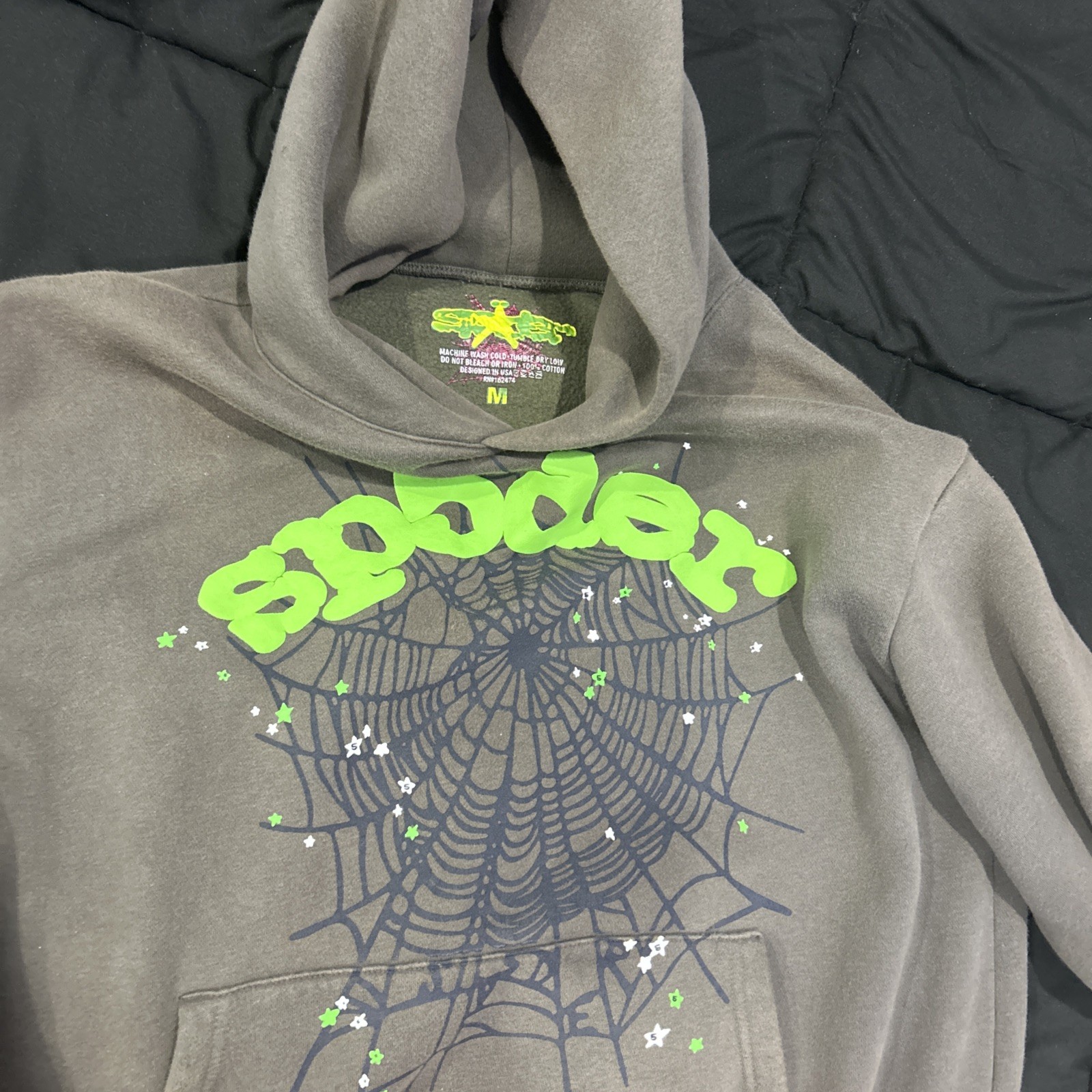 *BRAND NEW* Spider Worldwide “SLATE GREY“ Hoodie – Ready To Ship🚚💨 (Size M)