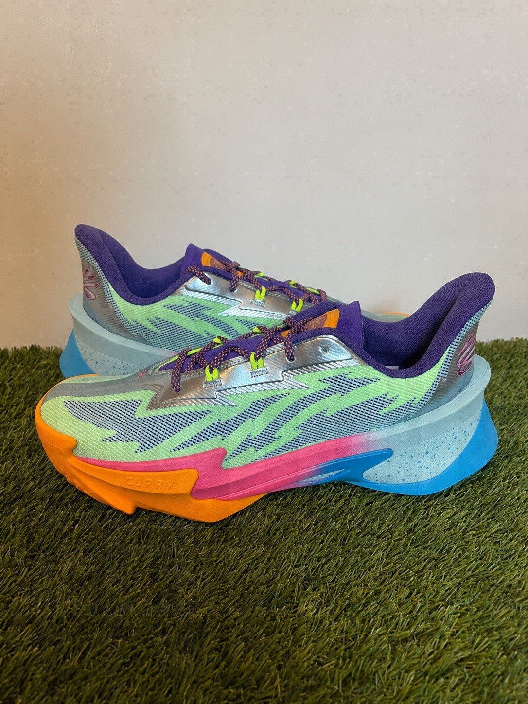 Under Armour Curry Series 7 Unisex Basketball Low Multicolor US 10 3027983-465