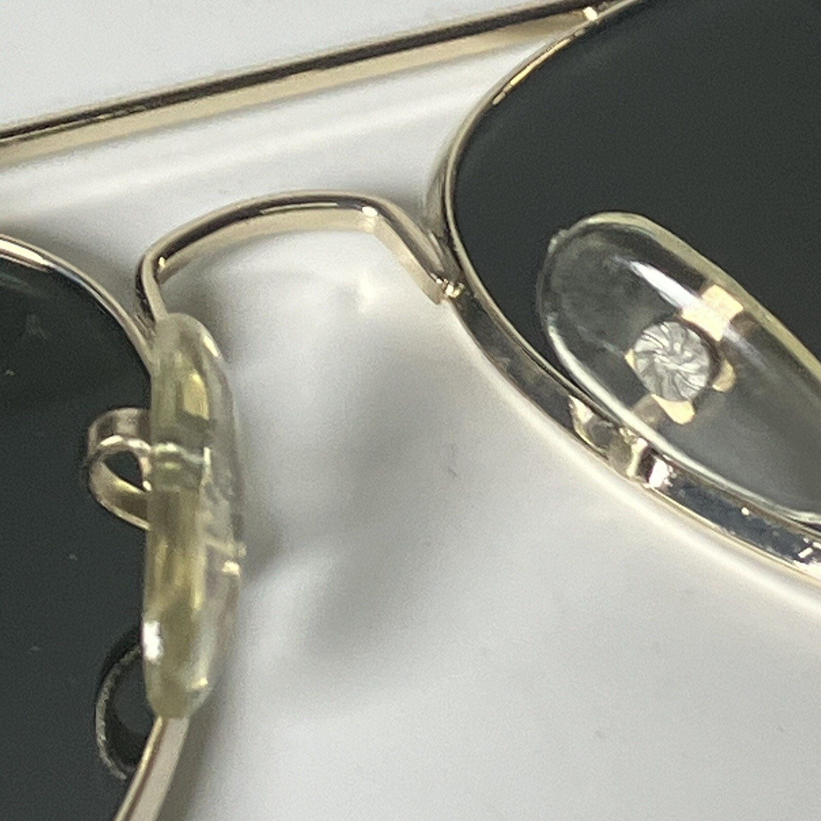 NOS Aviator Tear Drop Dark sunglasses Japan flight Glass Lens 70s/80s 100-s VTG