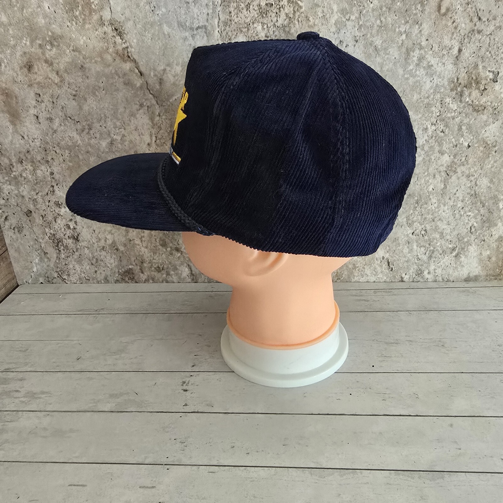 Calhead Gold Star Chevy Dealers Snyder Corduroy Navy Adjustable Hat Chevrolet