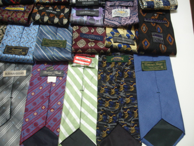 25+ Men’s DESIGNER Wholesale Silk Neck Ties Neckties Lot of Stripe Paisley Craft