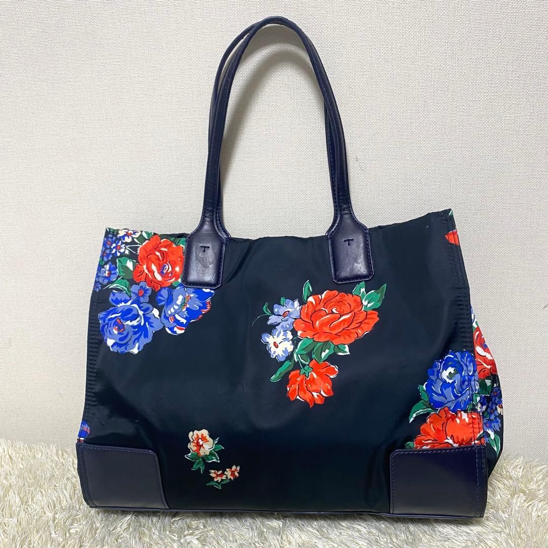 TORY BURCH Tory Burch Tote Bag Ella Botanical Floral Pattern